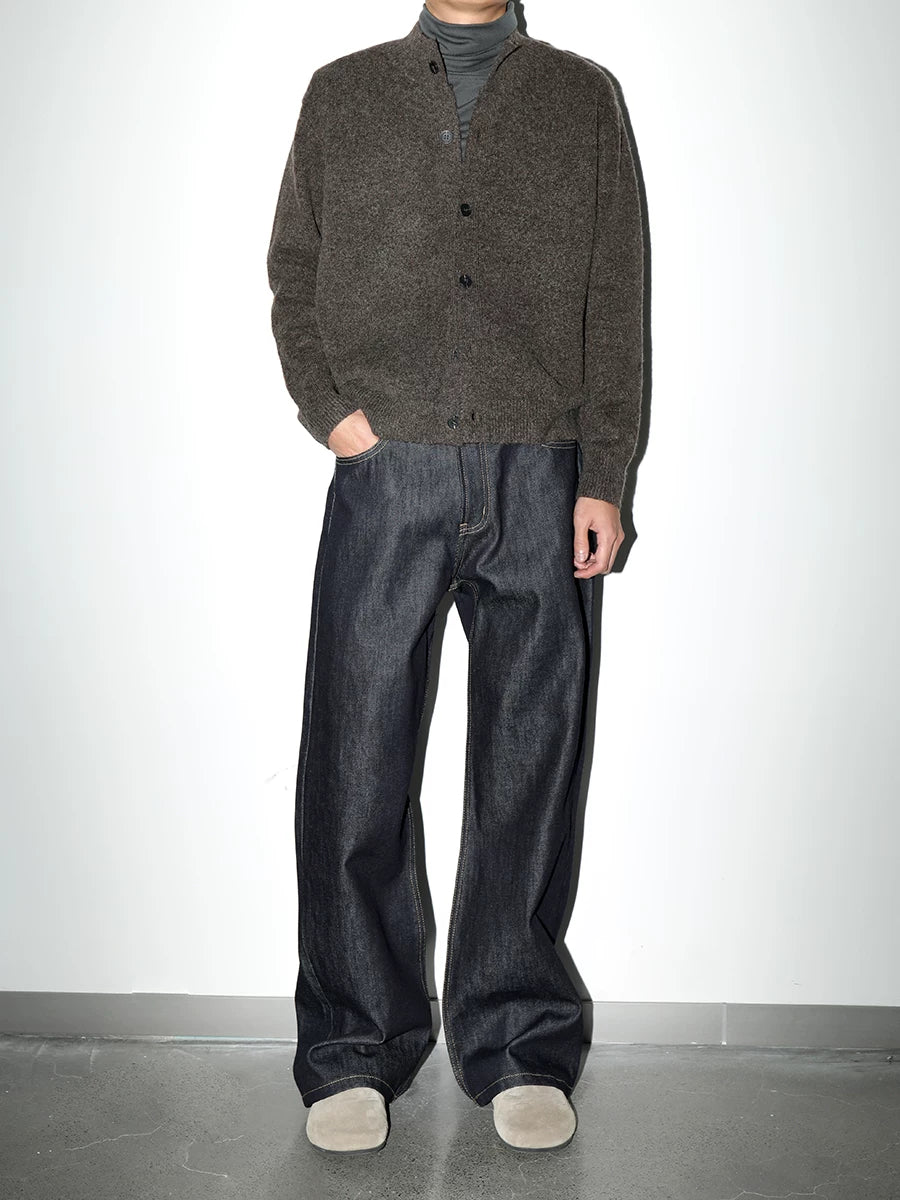 PLUS NO LOGO Knitted Button-down Cardigan