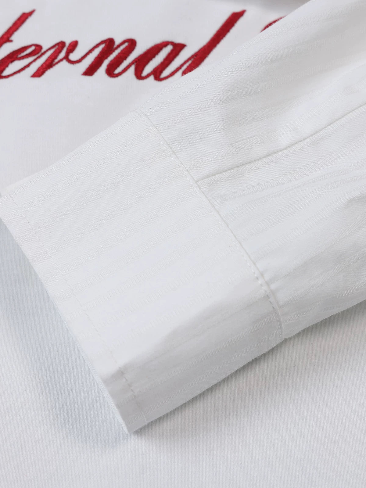 Ablueberry Striped Fake Neck Tee
