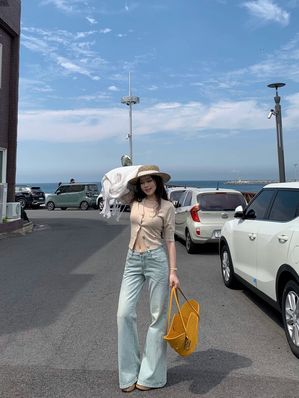Popchee Premium Slub Jeans