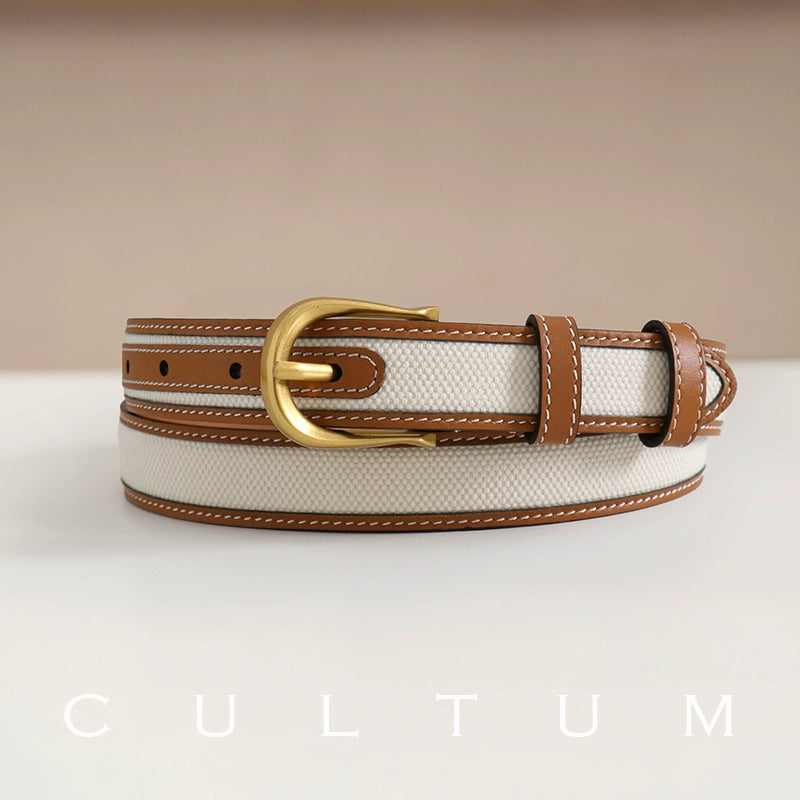 CULTUM 2.5cm Casual Versatile Vintage Belt