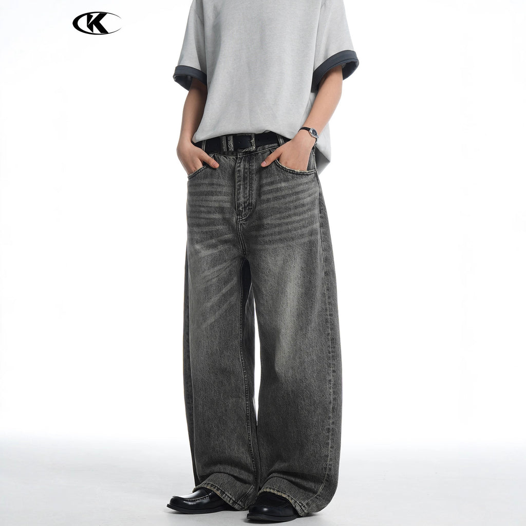 11KN Vintage Loose Versatile Wide Leg Pants