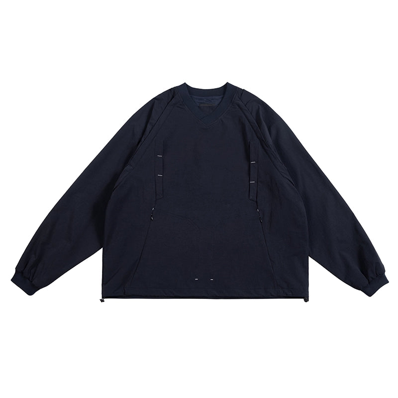 NOEARS Vintage V-neck Loose Sweater