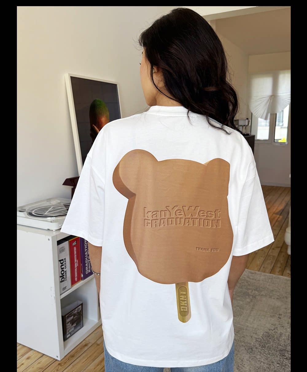 DKNT Ice Cream Printing Casual Loose Tee