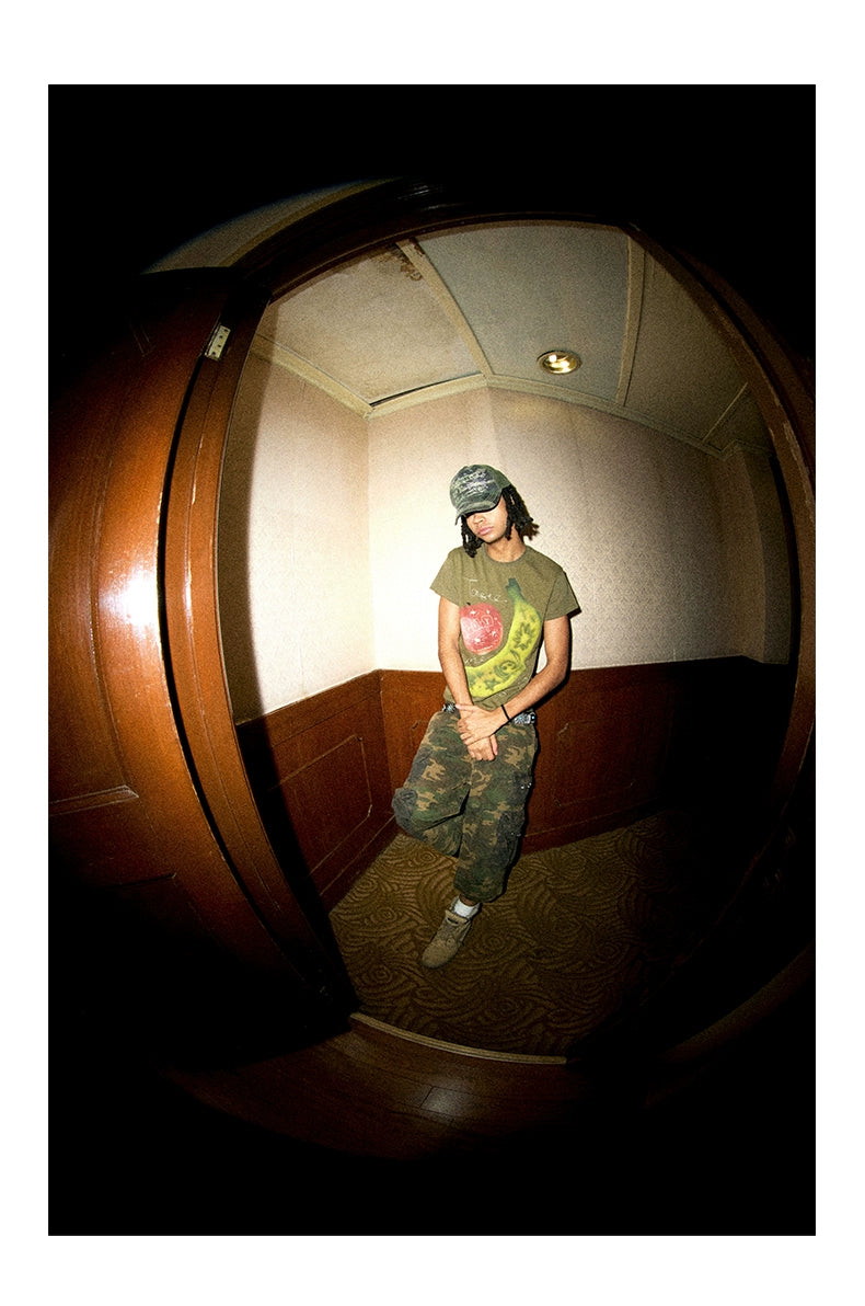 CONP 24SS "Scattered Dandelions" Hand Thread Embroidery Camouflage Truck Cap