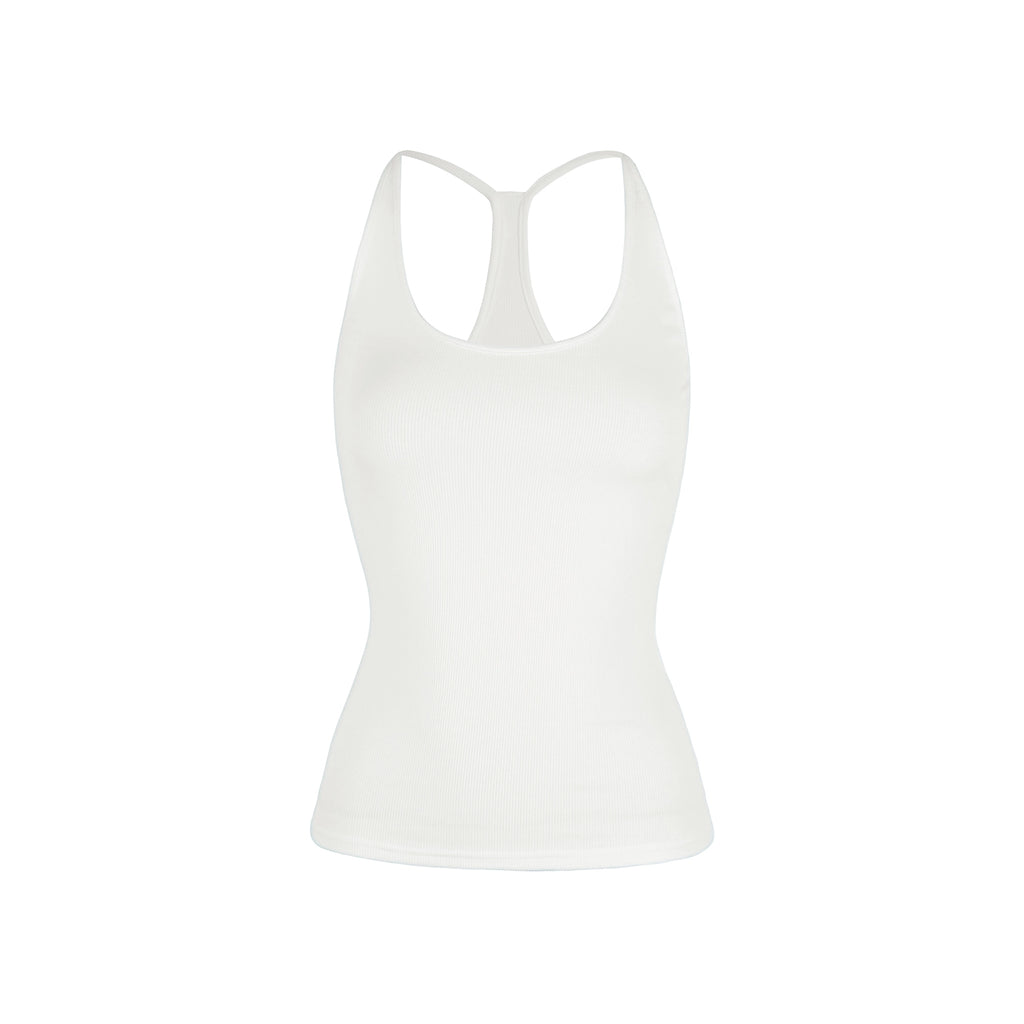 Jim KennetU Neck Skinny Strap Slim Fit I-Type Vest