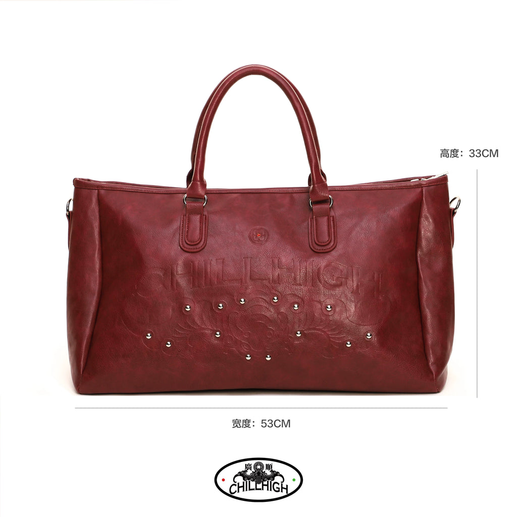 ChillHigh Leather Diagonal Hanging Portable Large Capacity Bag