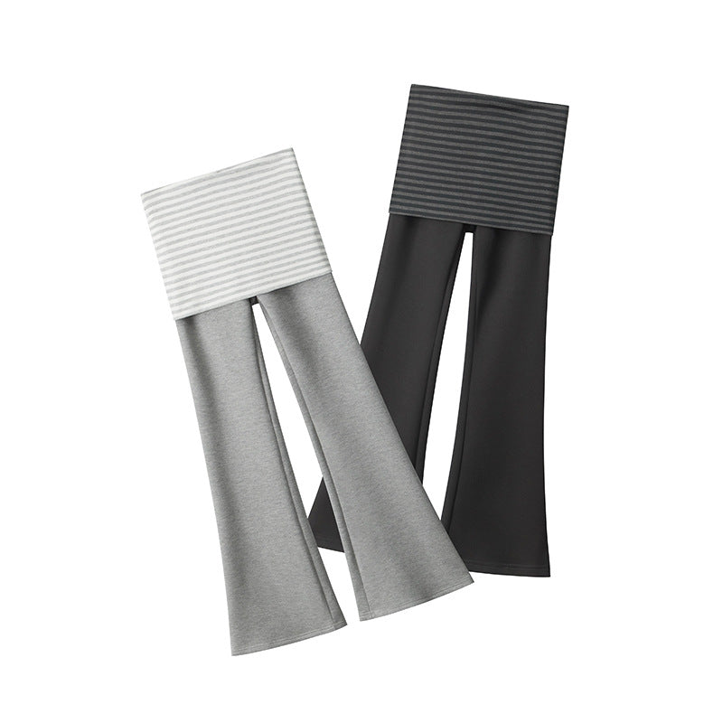 HeyHenry High Waist Small Foot Micro Flared Casual Pants