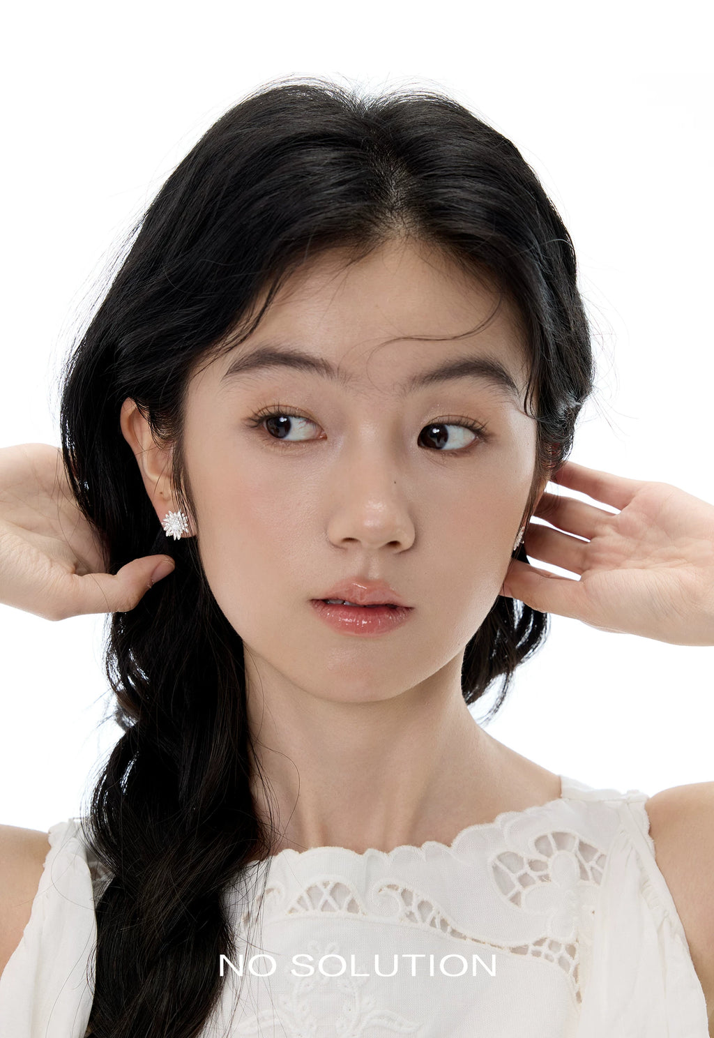 NO SOLUTION Plant Sunflower Fringed Earrings