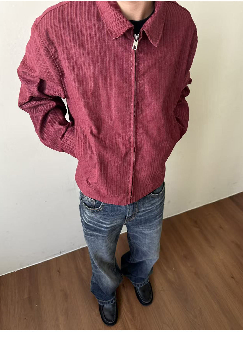 MADEEXTREME Eme Lapel Zipper Jacket