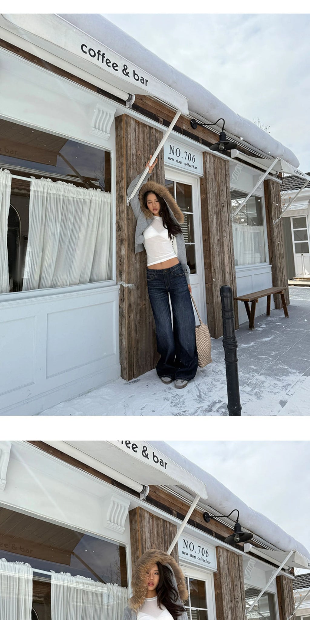 Audwyn Vintage Low Waist Skinny Washed Jeans