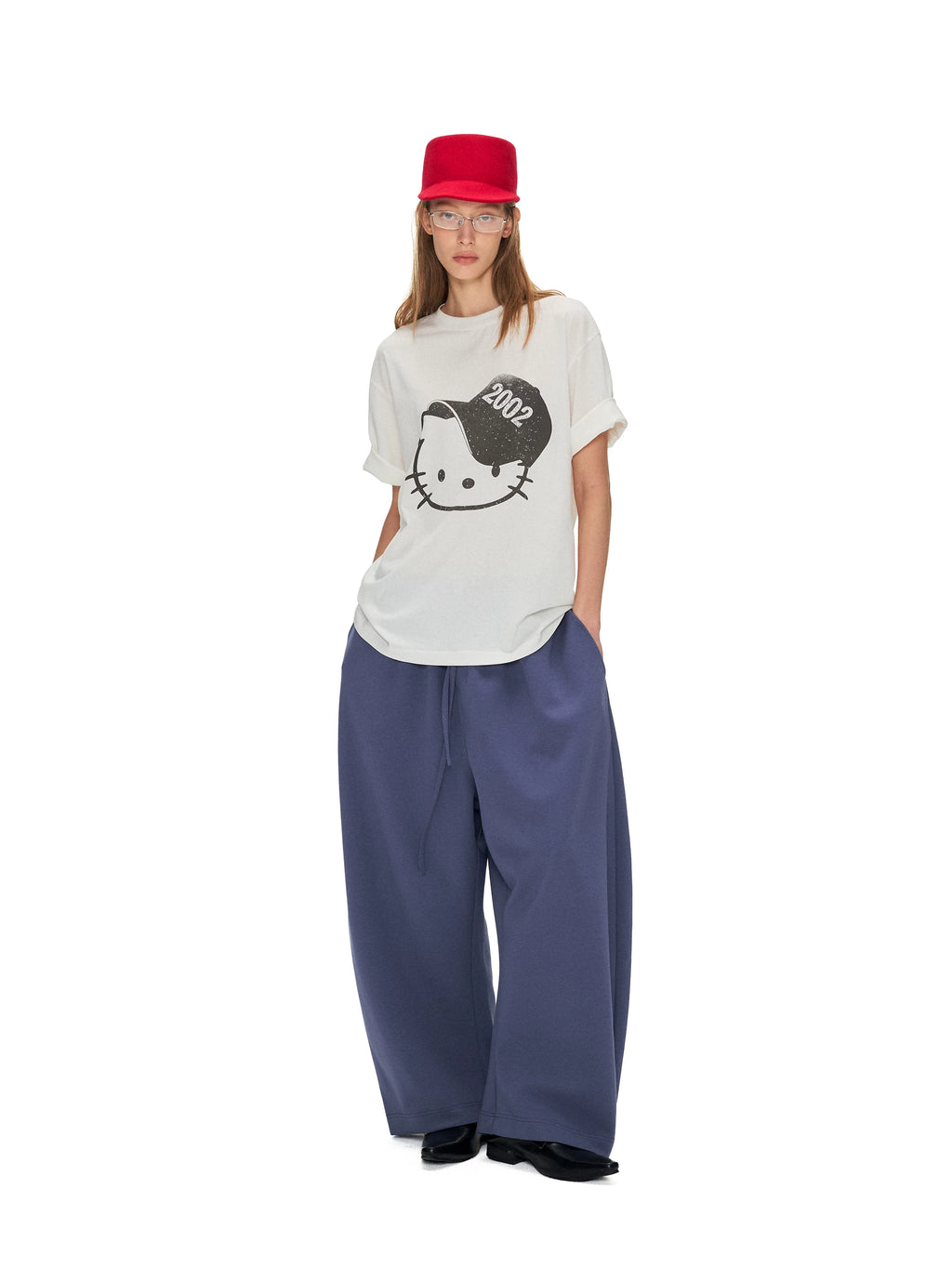 ANTERIOR LOVED Vintage Hello Kitty Loose Casual Tee