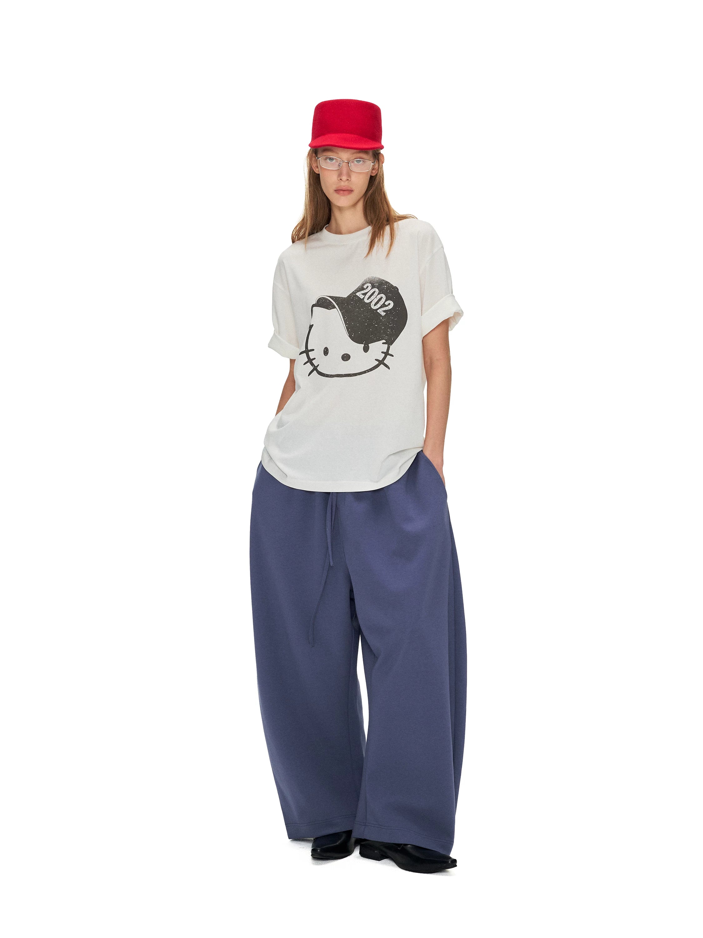 ANTERIOR LOVED Vintage Hello Kitty Loose Casual Tee