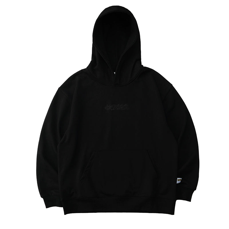 Battles Loose Casual Embroidered Hoodie