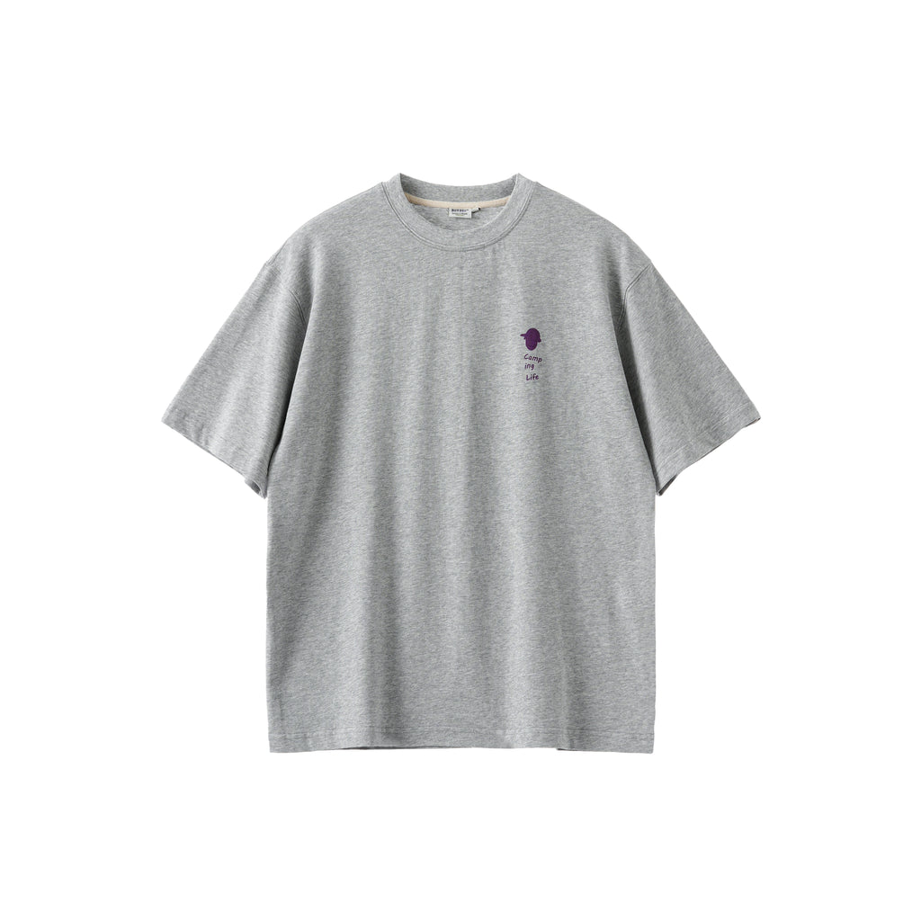 BUTTBILL Camping debris double yarn Japanese Tee