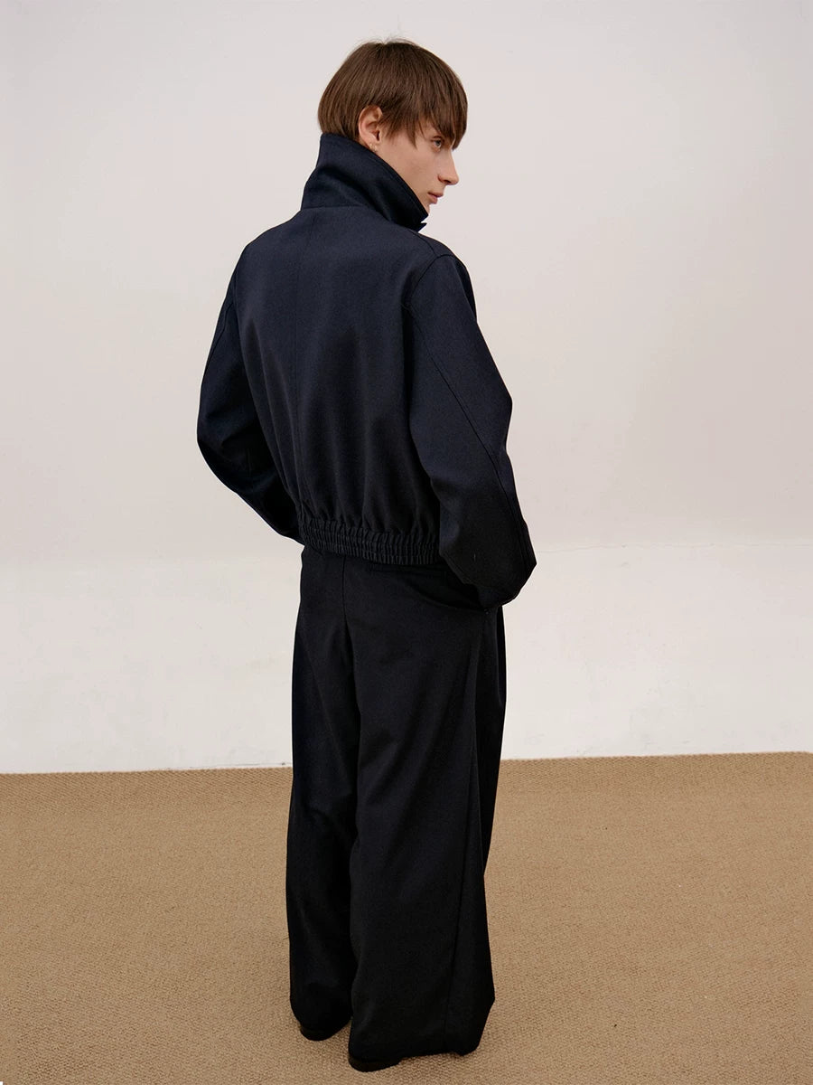 COLN Turtleneck Loose Short Jacket