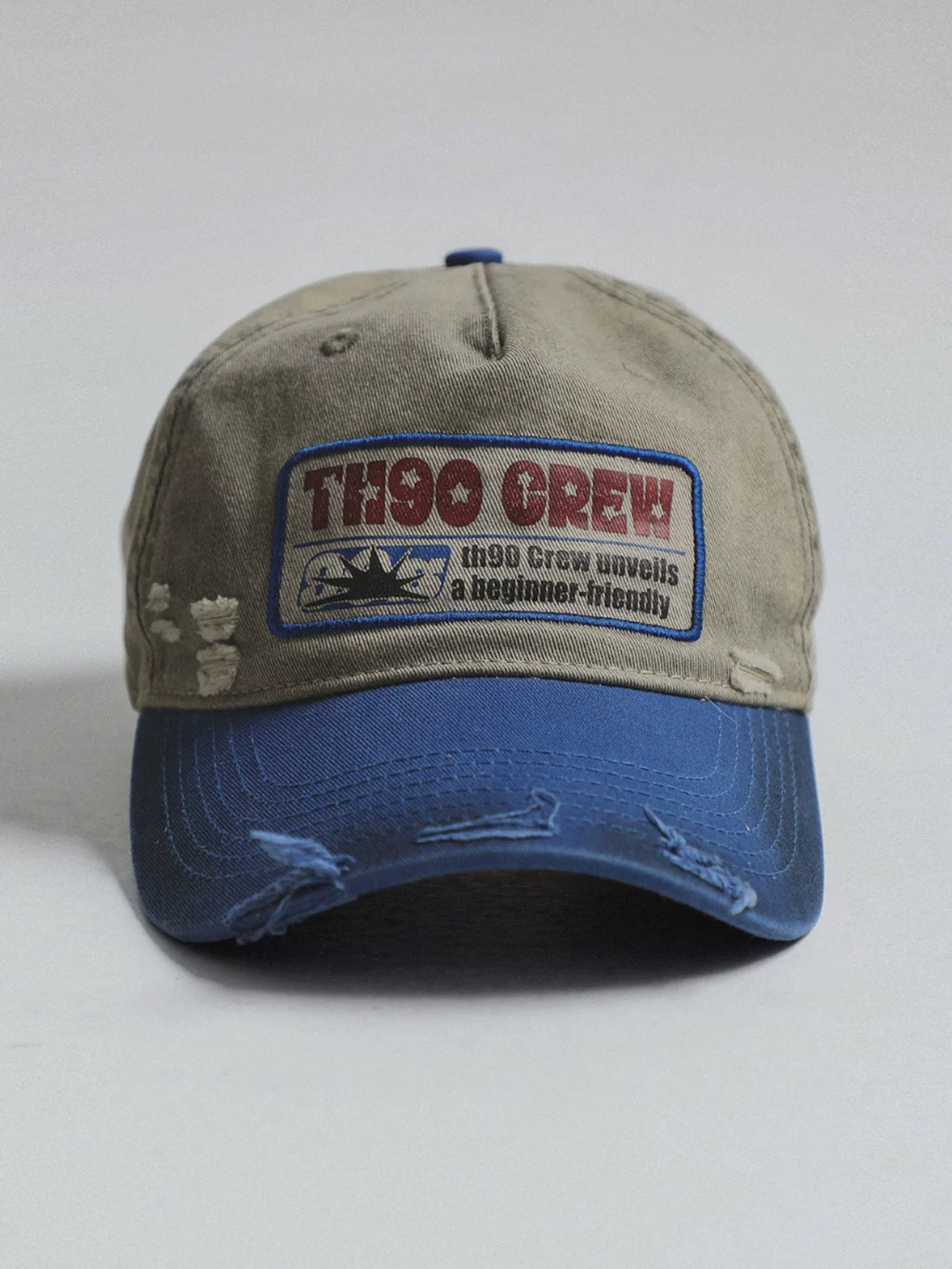 TH90CREW Vintage Destroyed Old Baseball Cap