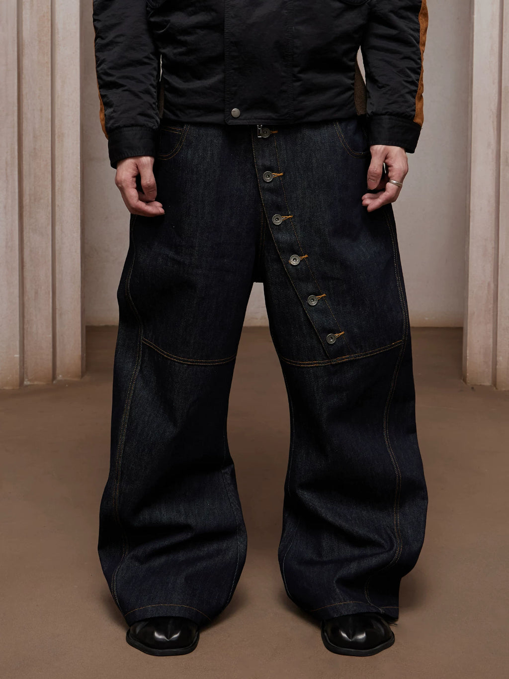 DND4DES Retro Long-breasted Scimitar Jeans