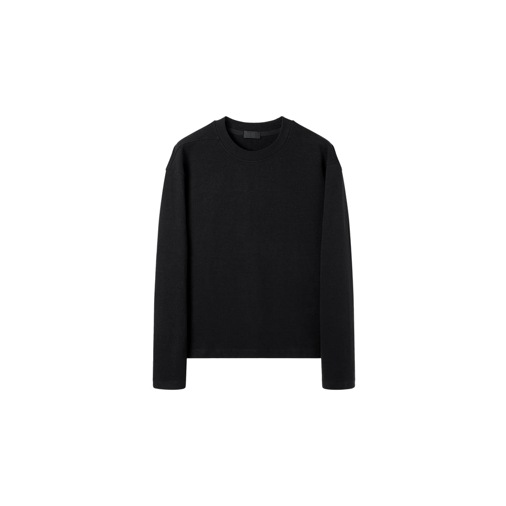 PLUS NO LOGO Warm and Thickened Double-sided Abraded Long Sleeves