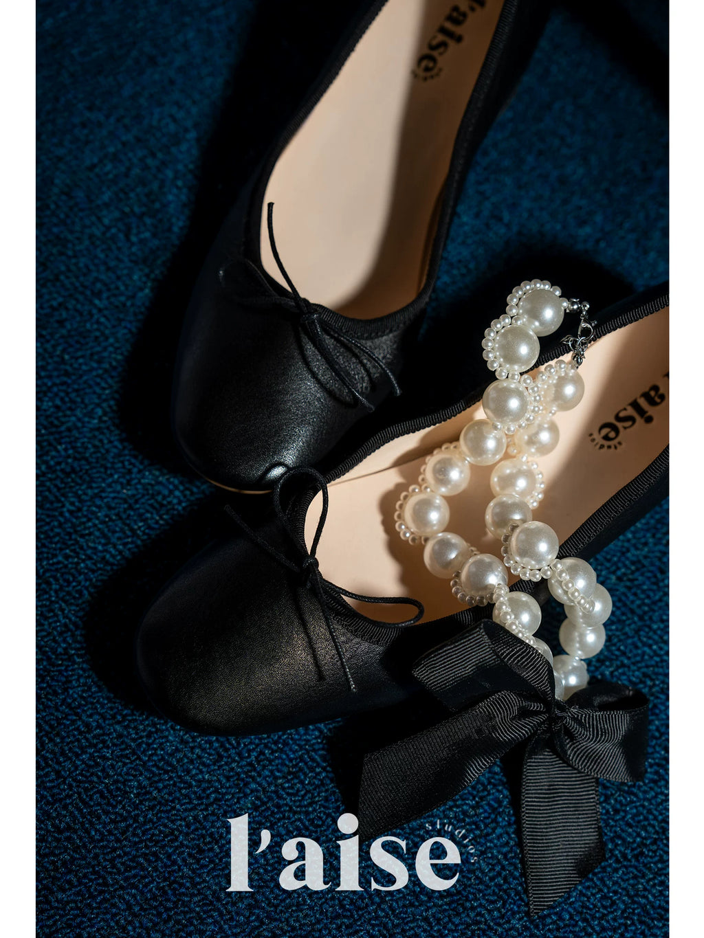 L'aise Bow Mid-heel Shoes