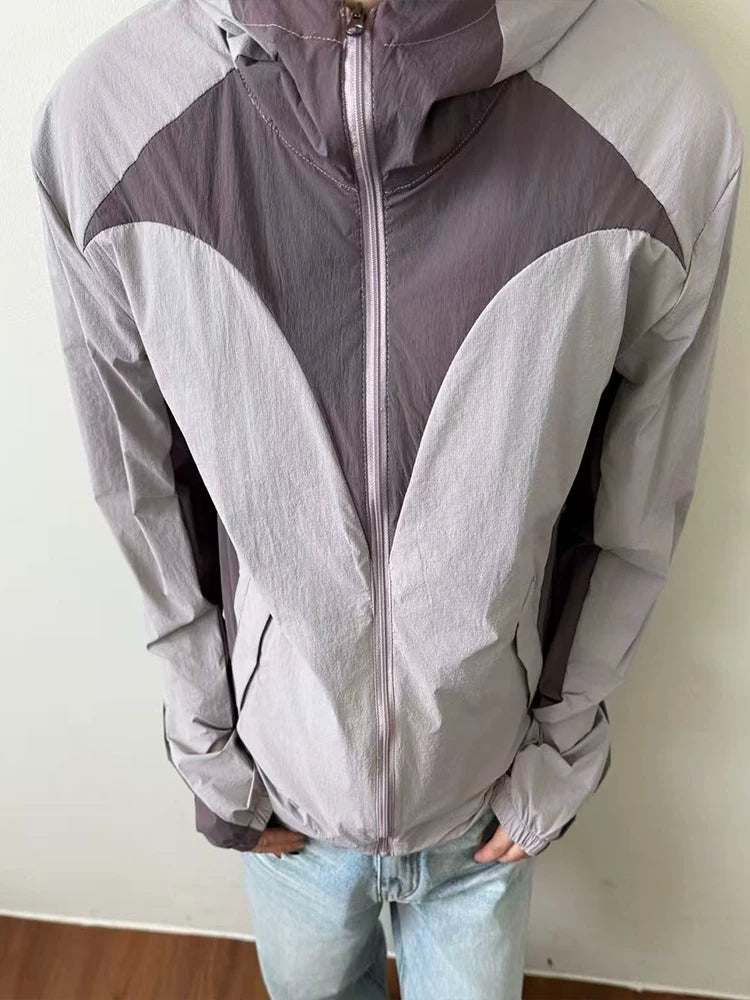EME Stand-up Collar Casual and Thin Sunscreen Jacket