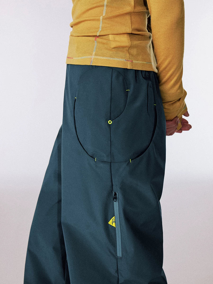 CONP Vintage Wide Leg Straight Casual Pants