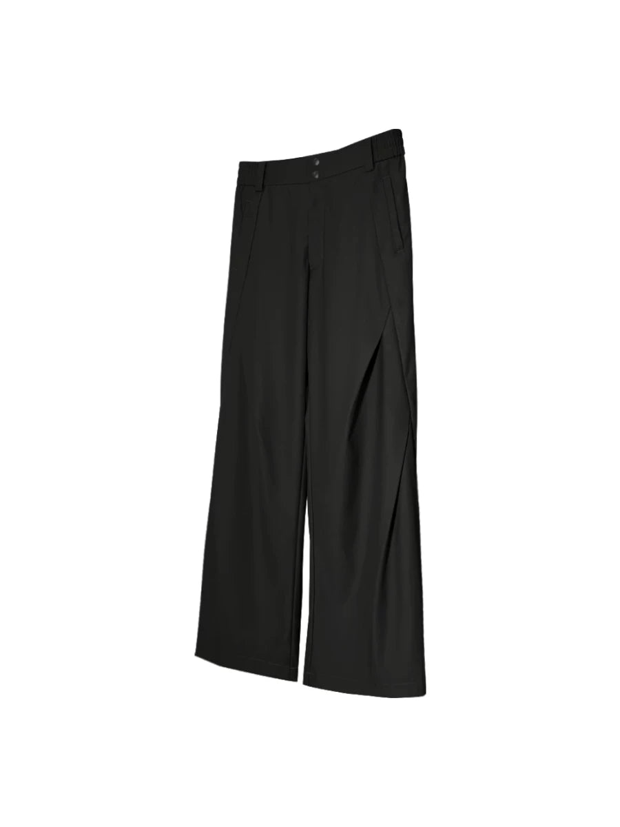 SOUTH Wide-leg Pleated Trousers