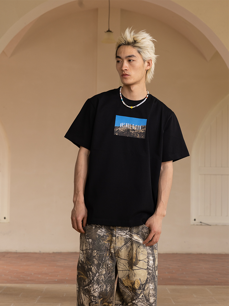 Avenueson Skateboard Hollywood Photo Tee