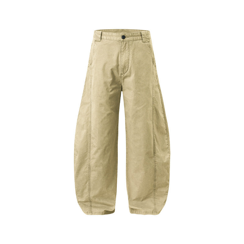 Inflation Wide Leg Casual Washing Tooling Scimitar Pants