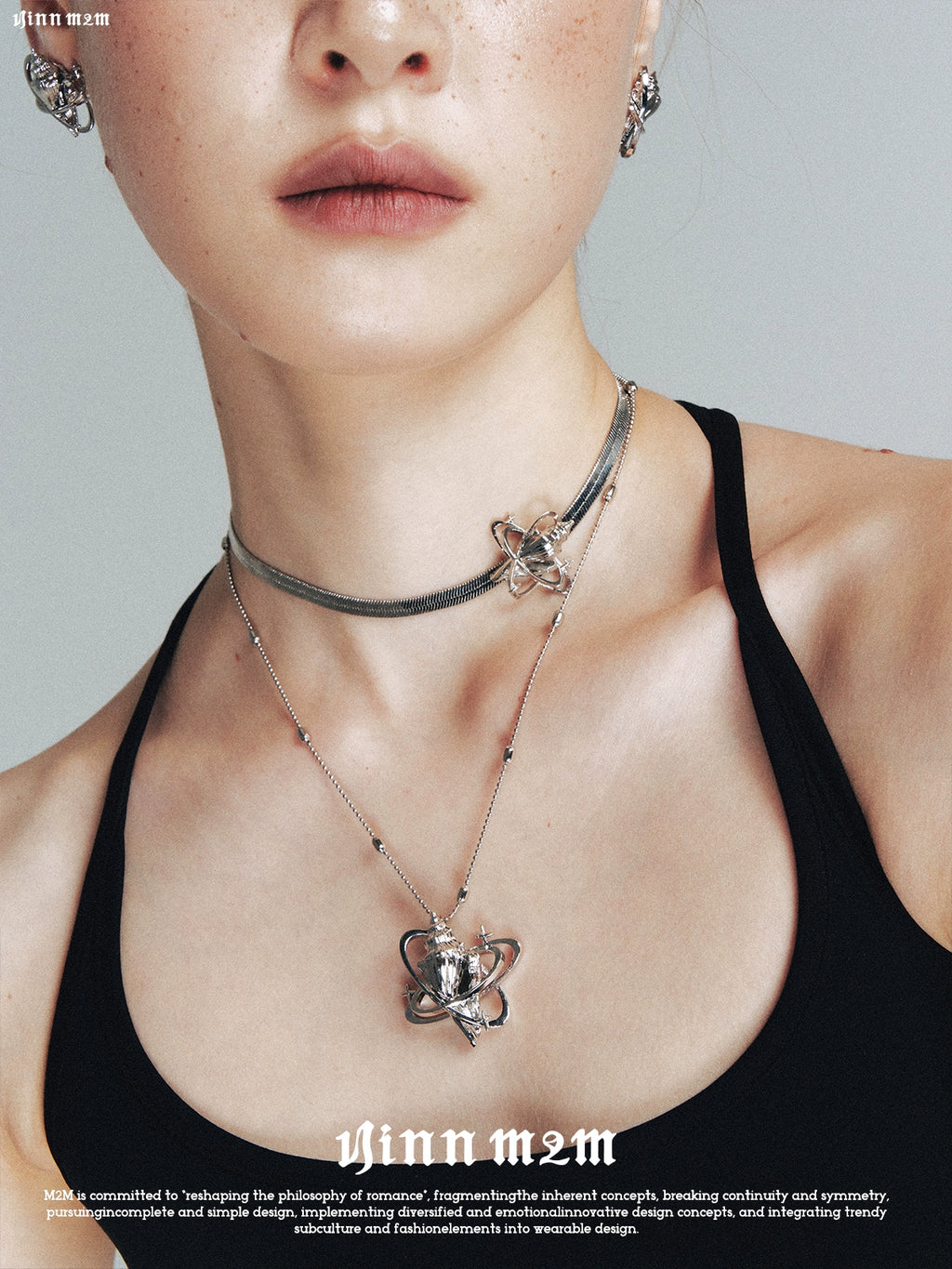1JINN Conch Star Crystal Light Luxury Clavicle Chain