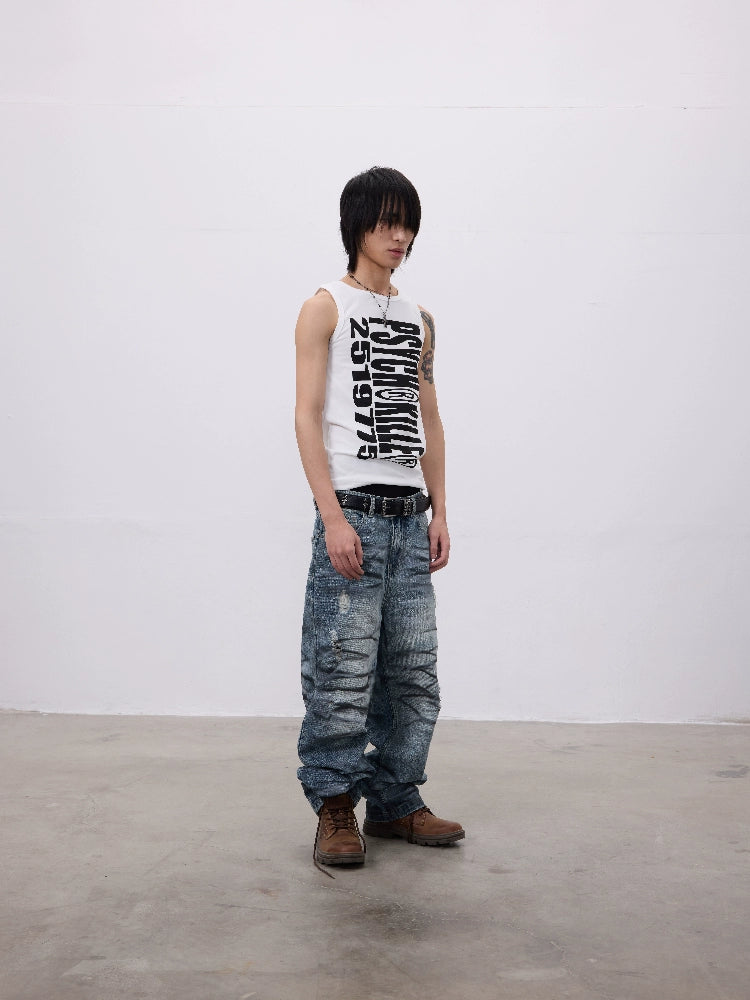 CHAI Simple Bottom Threaded Slim Vest