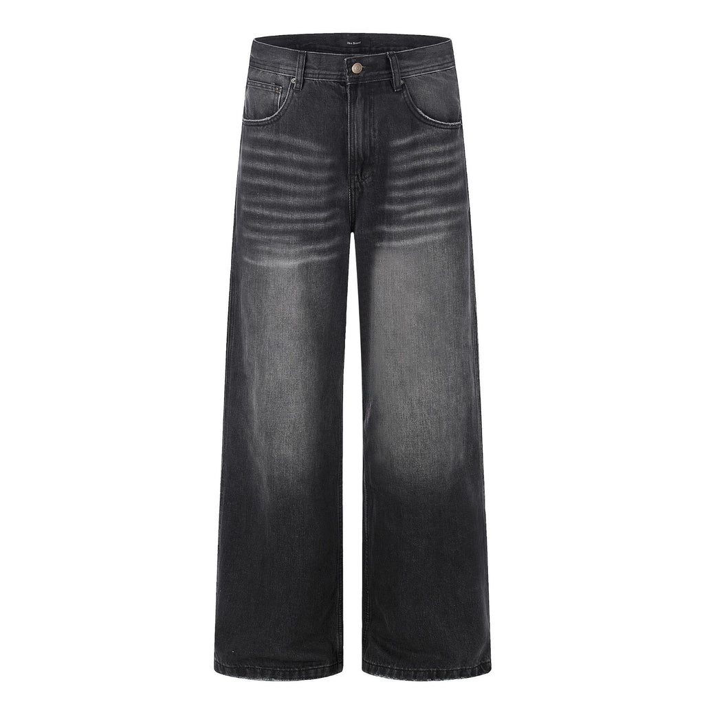 11KN Retro Loose Simple Straight Jeans
