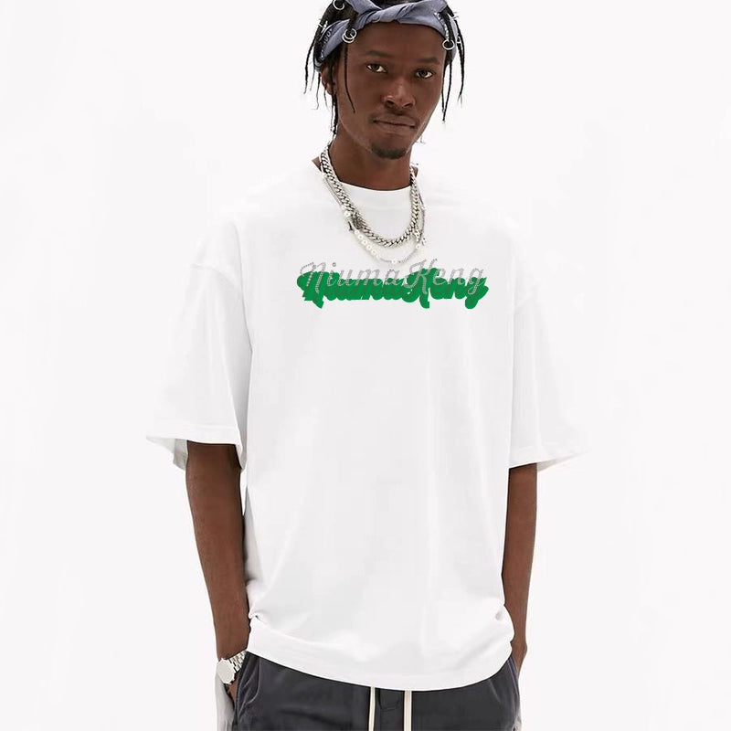 The 76th human NMK heavy Glitter Tee