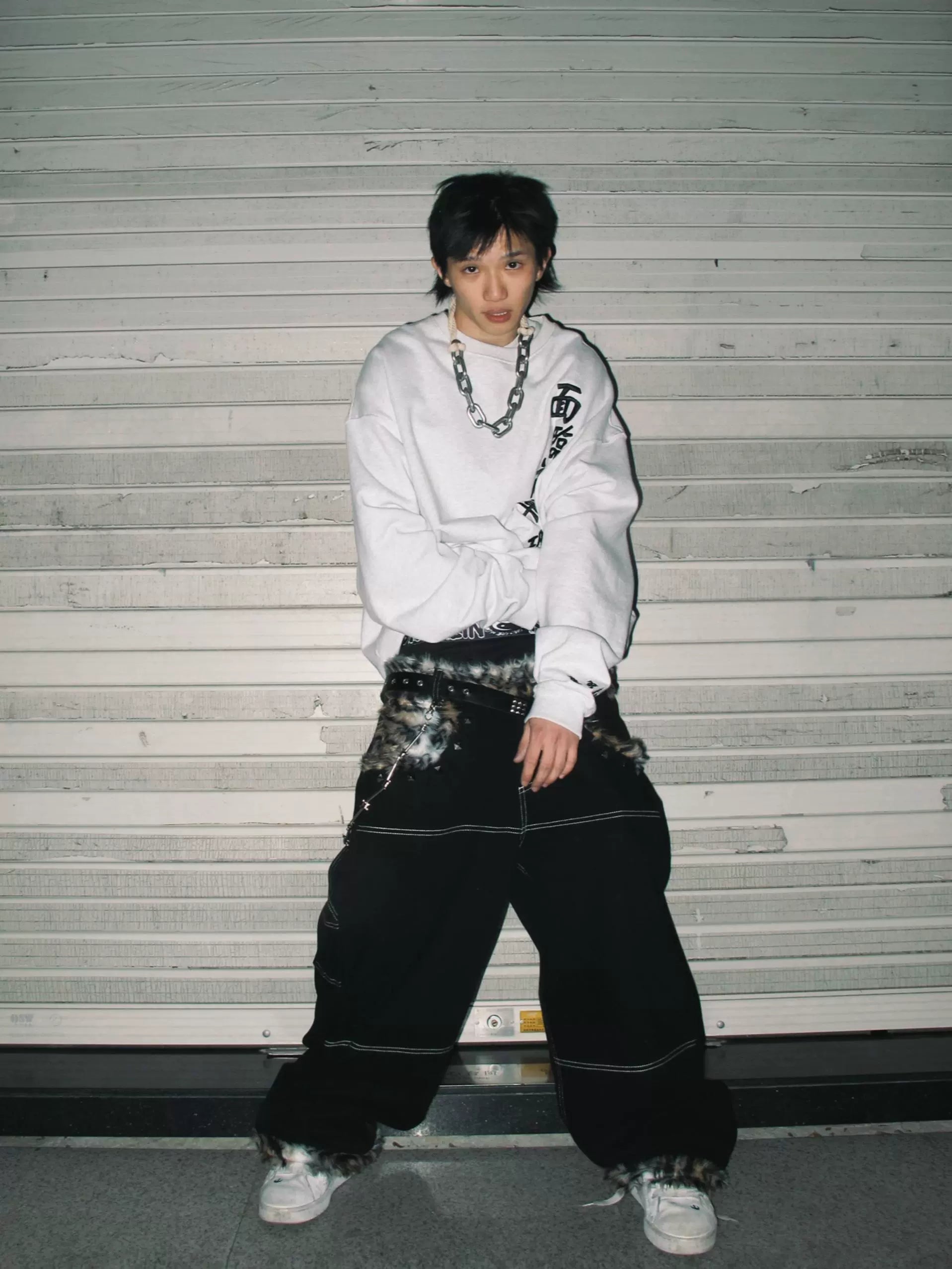 GameOne Double Snake Leopard Hip Hop Skateboard Jeans