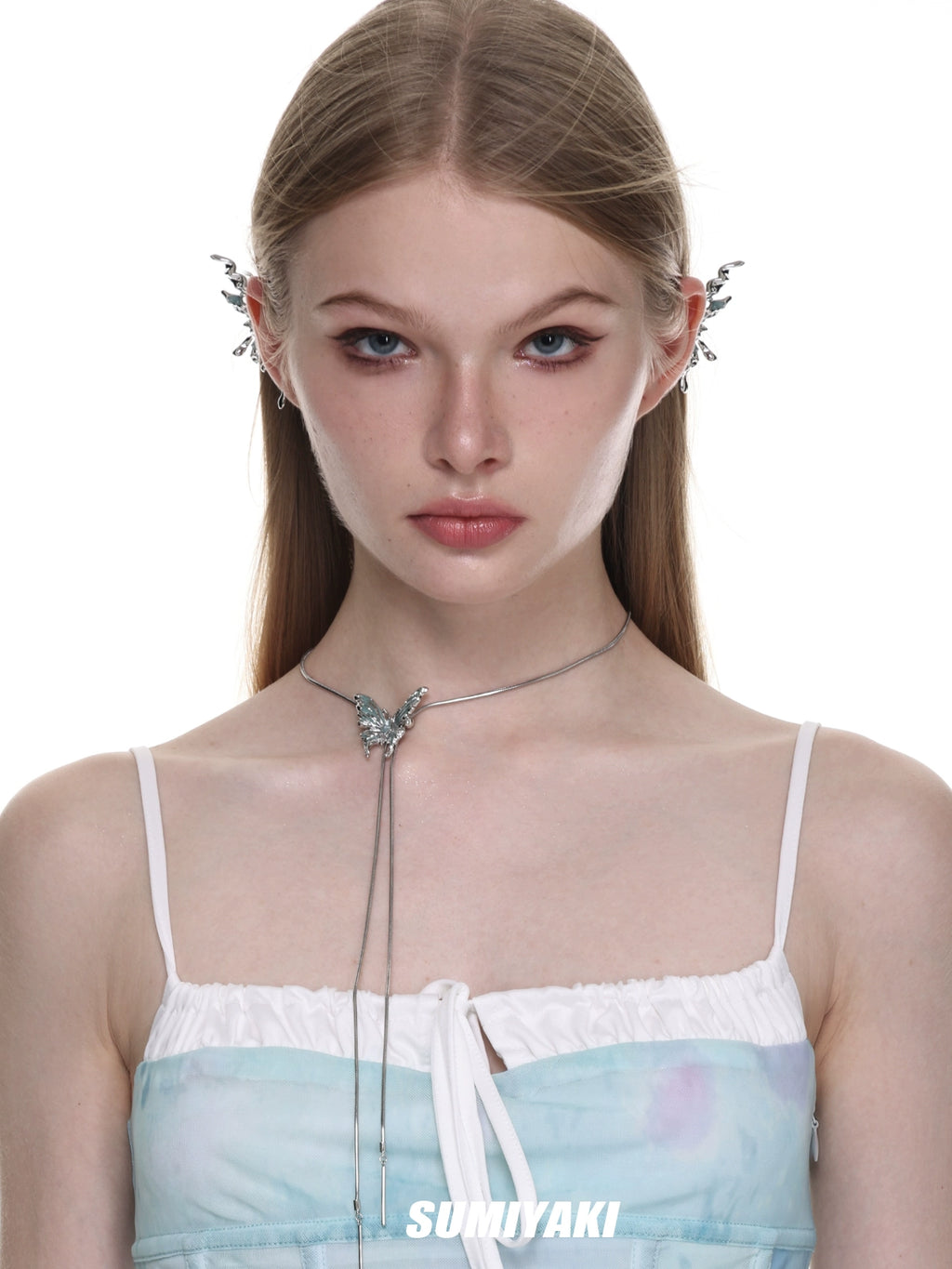 SUMIYAKI Xeno Butterfly Pull-up Necklace