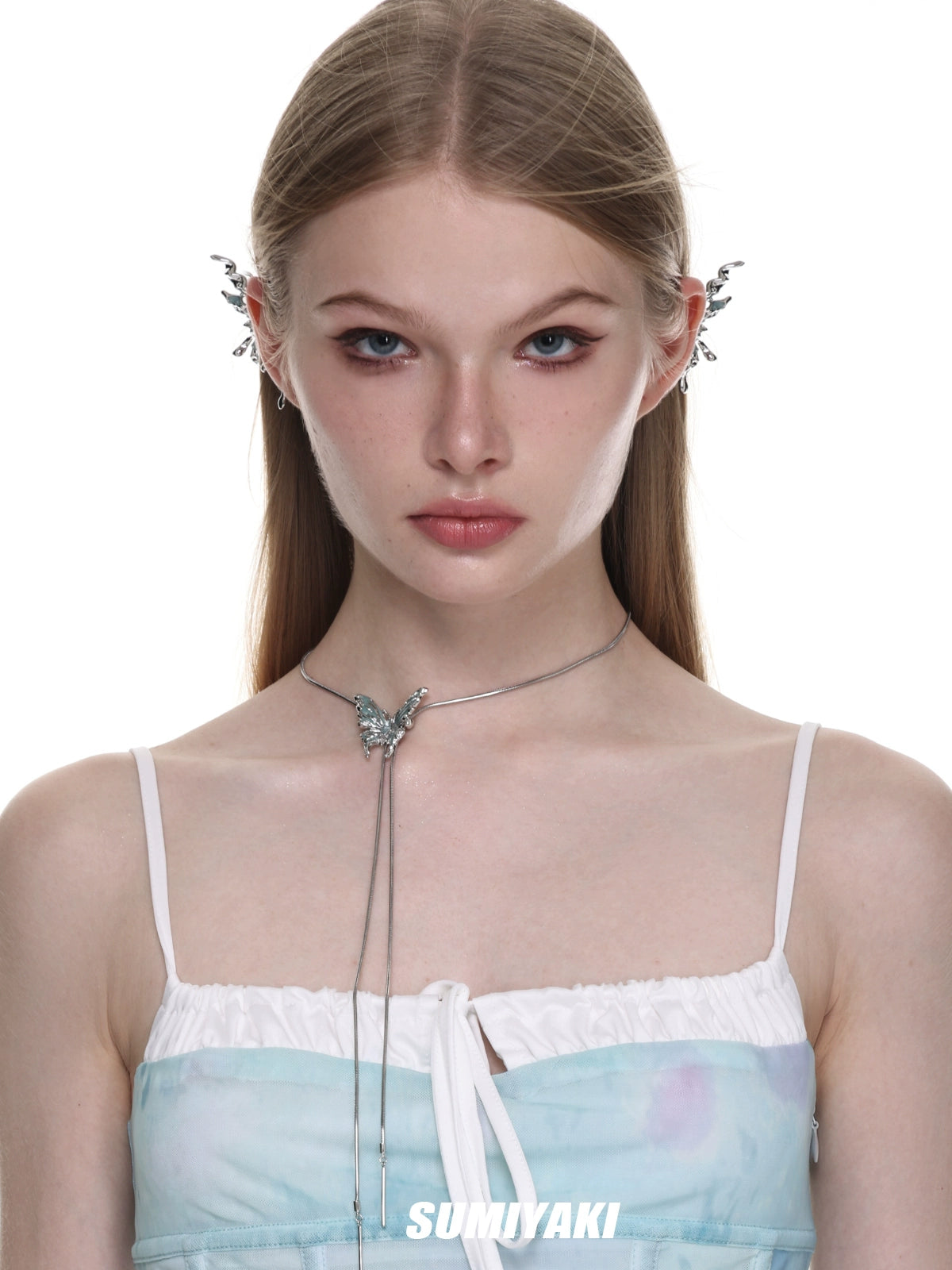 SUMIYAKI Xeno Butterfly Pull-up Necklace