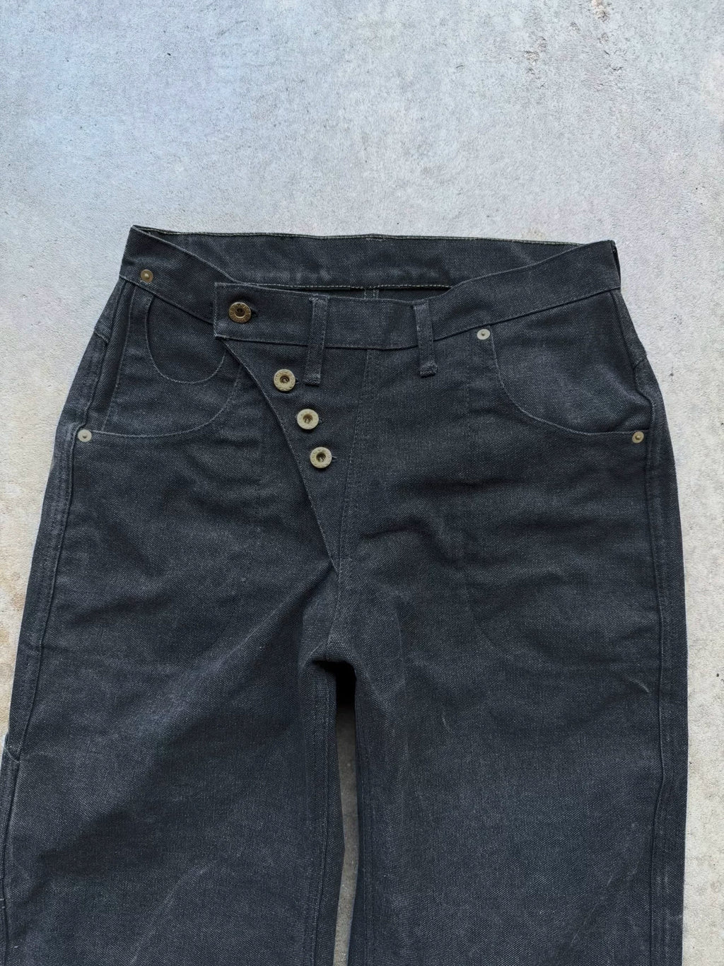B72 Straight Loose Overalls