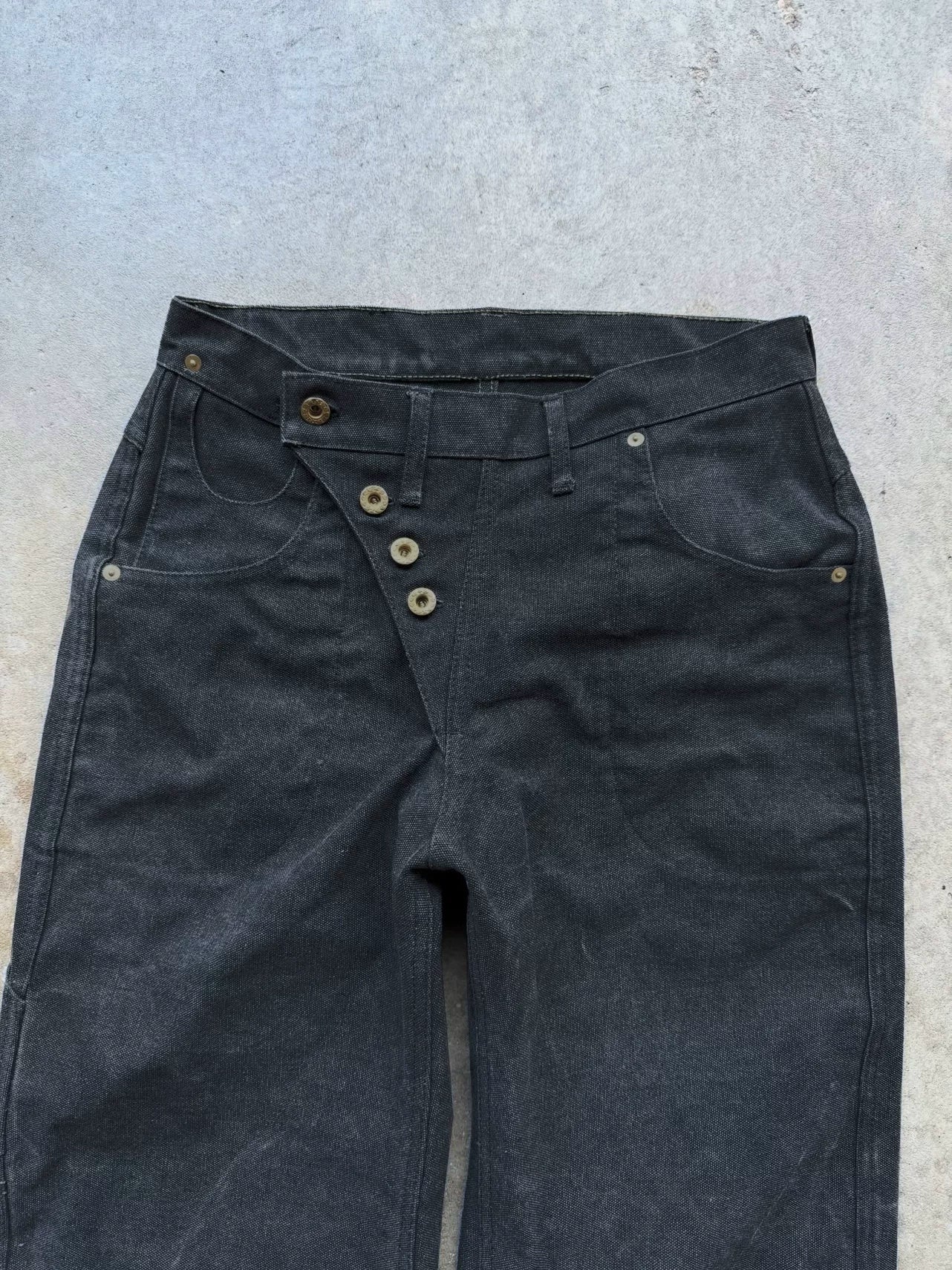 B72 Straight Loose Overalls