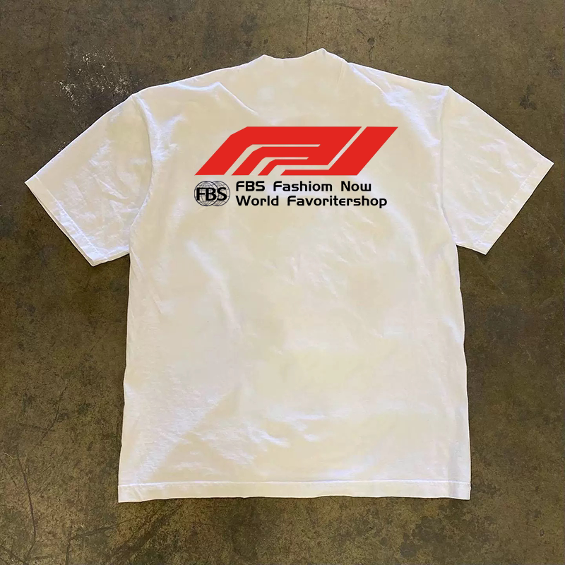 UPUPXIA Retro Versatile Loose Tee