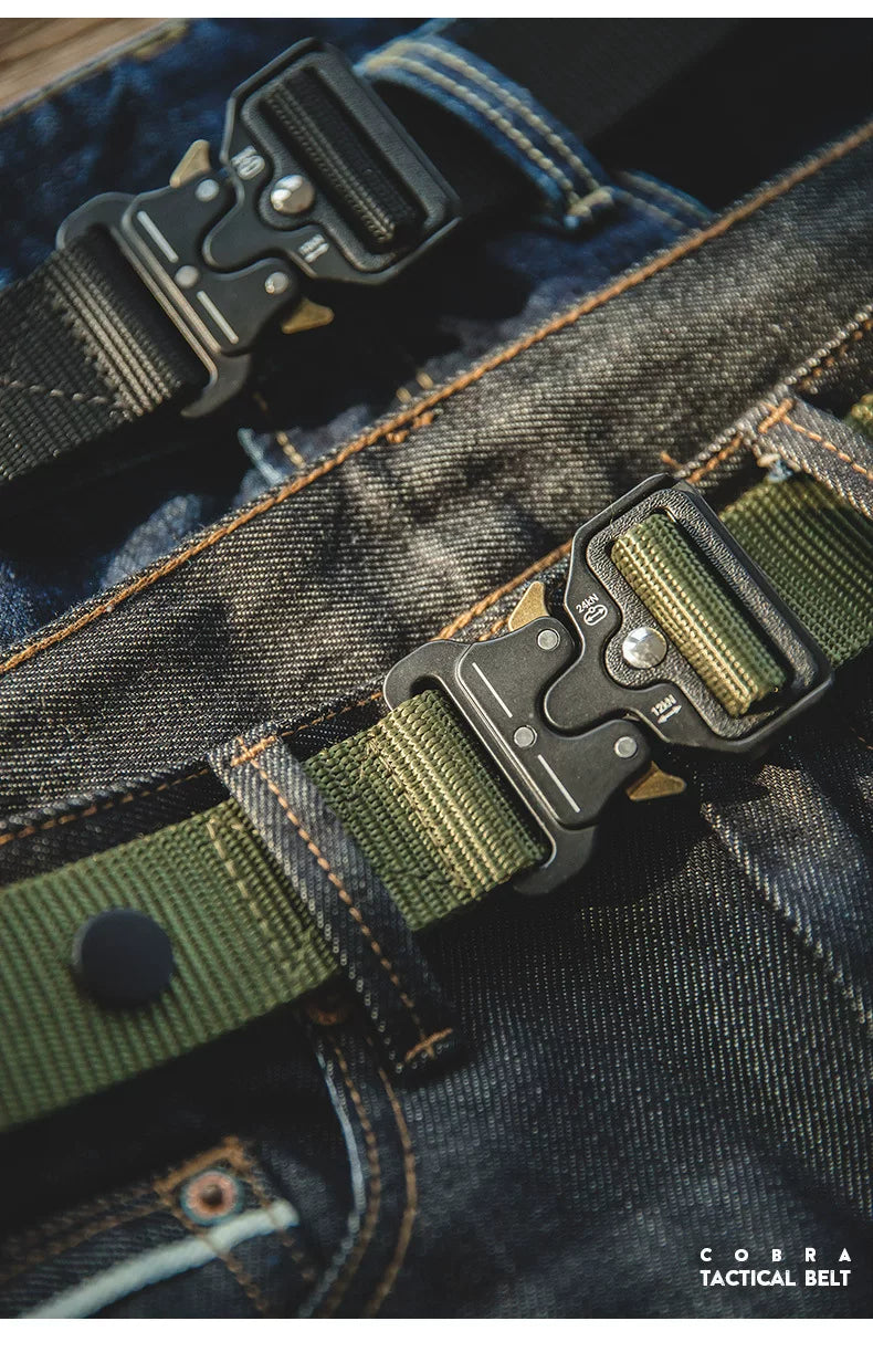 Madden Japanese Retro Cobra Buckle Belt