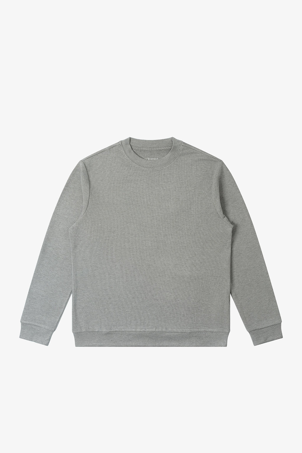 NO LOGO Round Neck Half Turtleneck Warm Long Sleeves