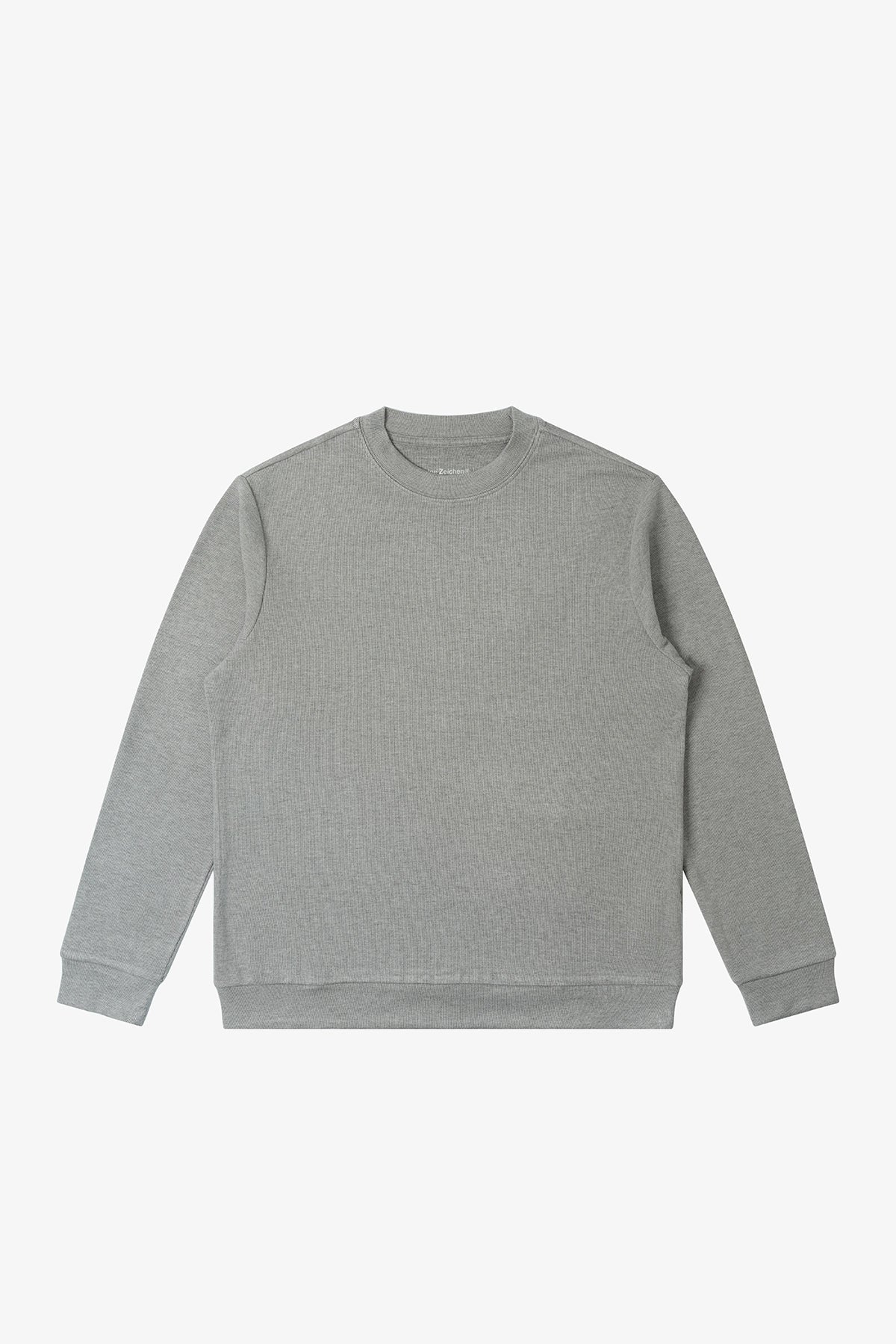 NO LOGO Round Neck Half Turtleneck Warm Long Sleeves