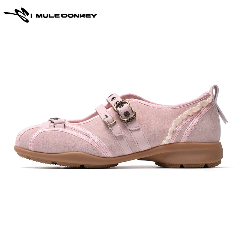Donkey Niche Shallow Mouth Flat Shoes