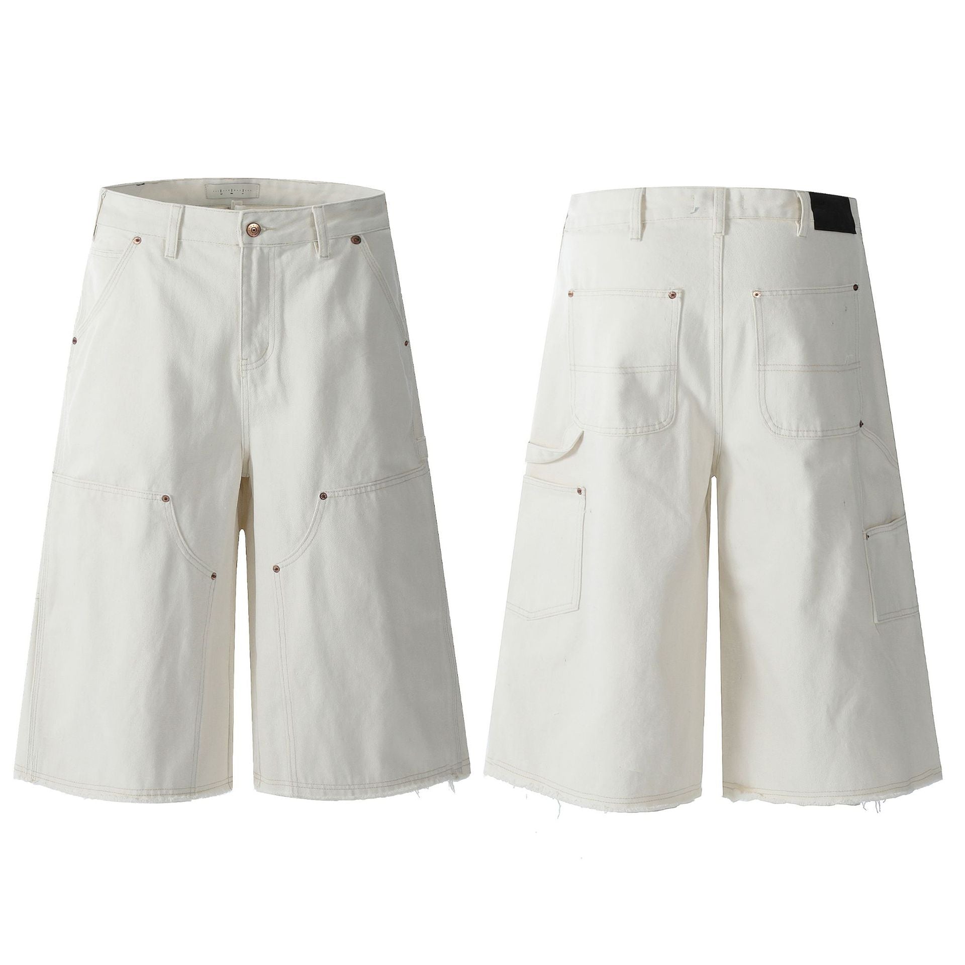 11KN Loose Casual Retro A-word Casual Tooling Shorts