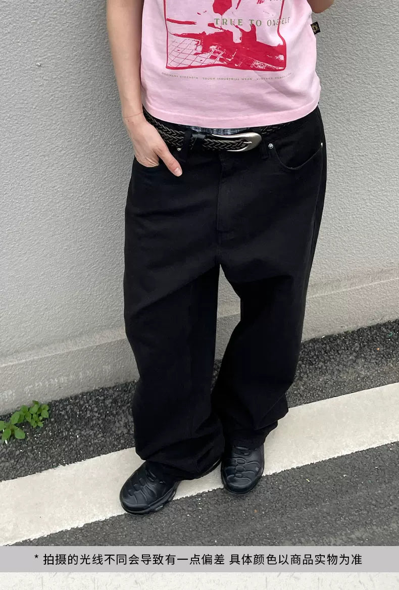 MMBBT Embroidered Casual Versatile Overalls