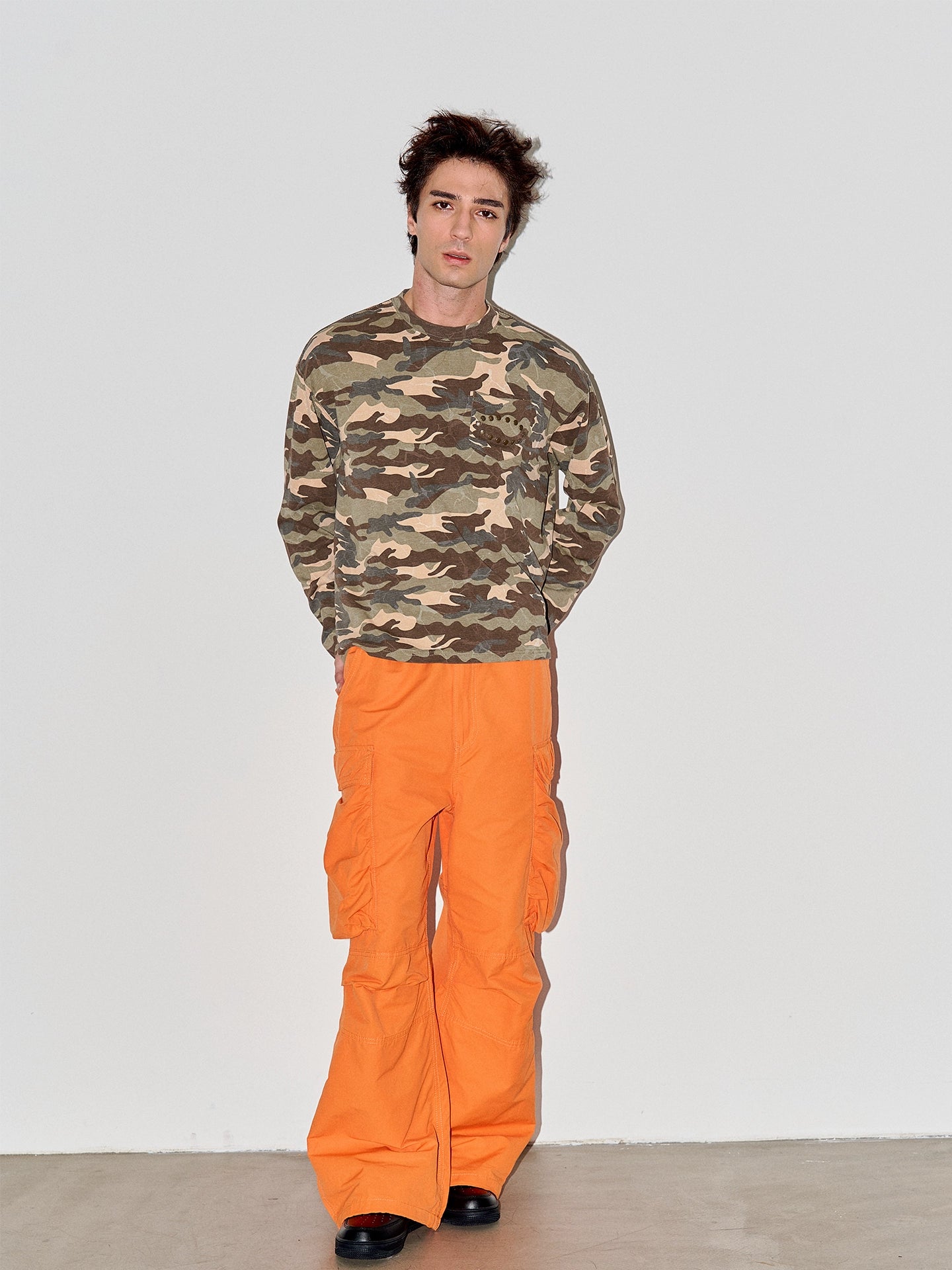 LIBERAFIT Camouflage Star Ring Rivet Long Sleeve