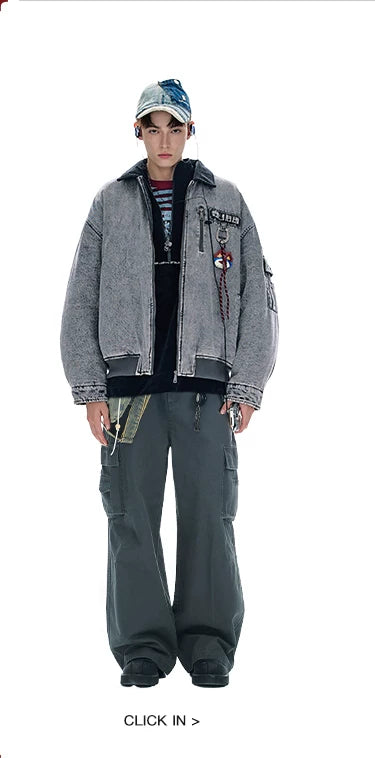 BJHG Retro Thickened Cotton-padded Jacket
