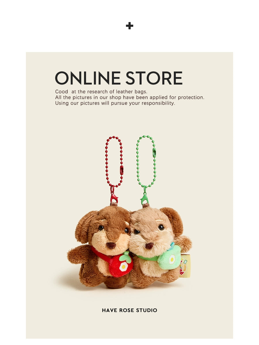 HAVEROSE Burger Dachshund Dog Bag Pendant