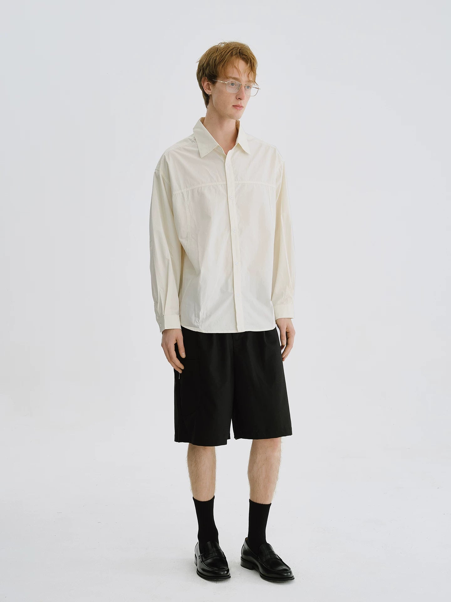 LIVINGTOWN Simple Versatile Lapel Casual Shirt