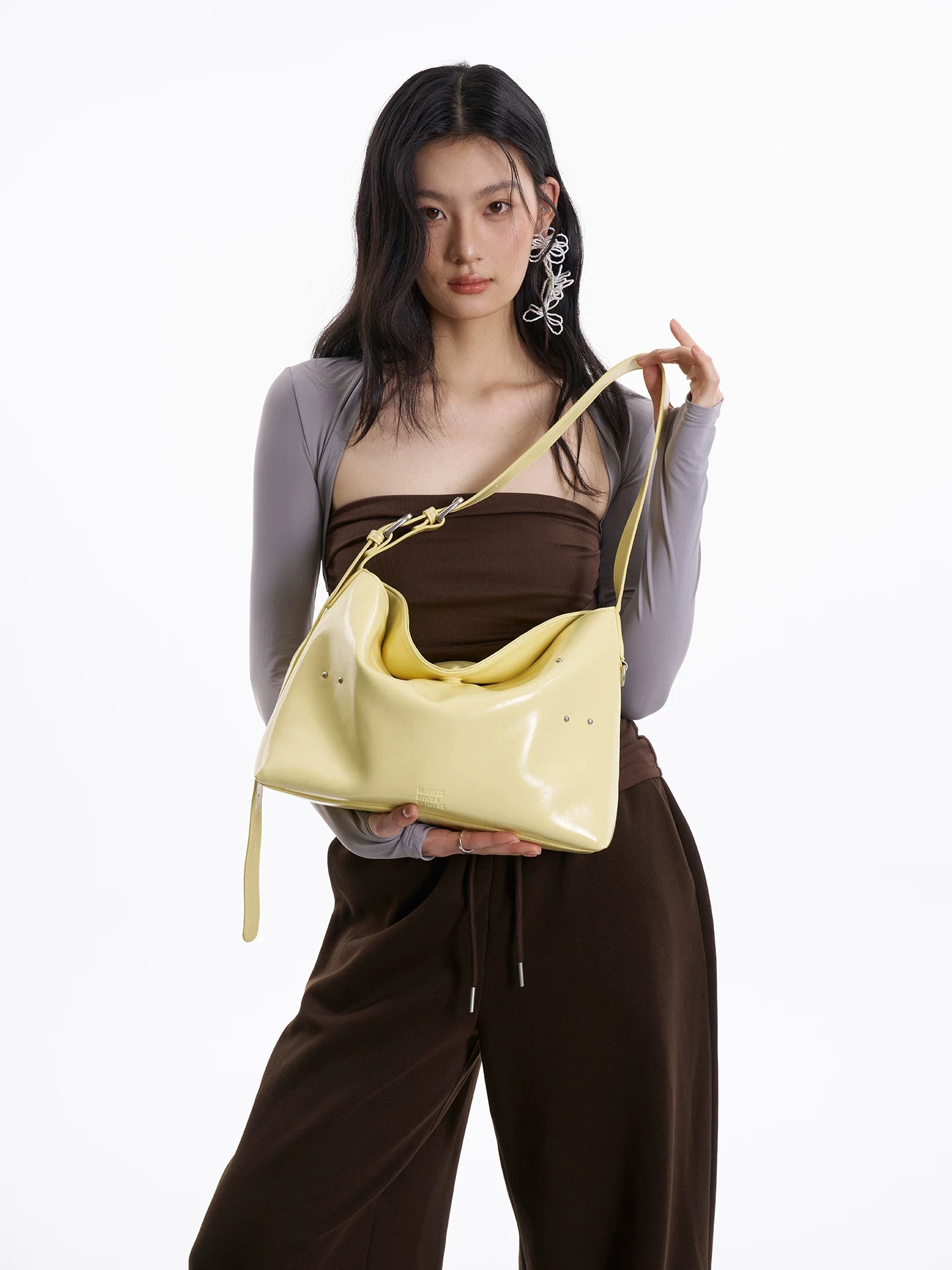 JANDRESS Simple and Versatile Shoulder Messenger Bag