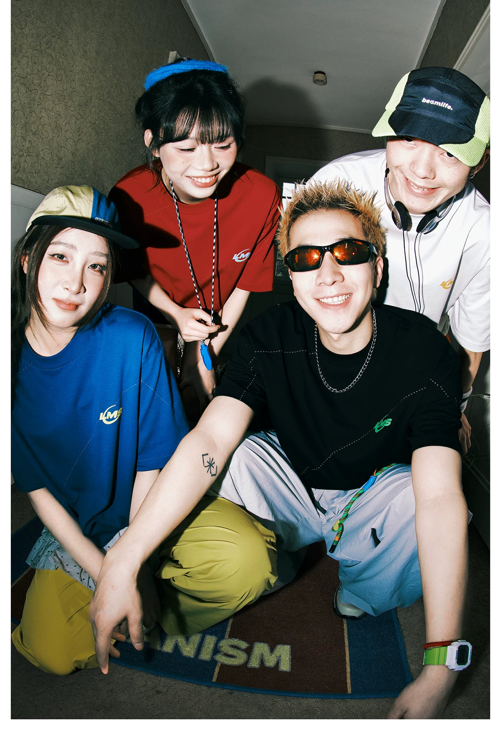 Lemanism Retro Bright Line Loose Tee